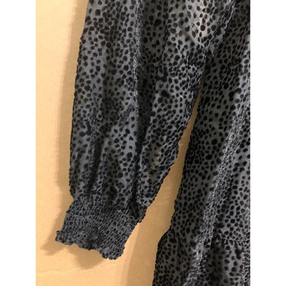 COPPER & BLACK by FAT FACE Burn Out Black LEXI DEVORE Party Dress Sz 8 NWT - Picture 10 of 14